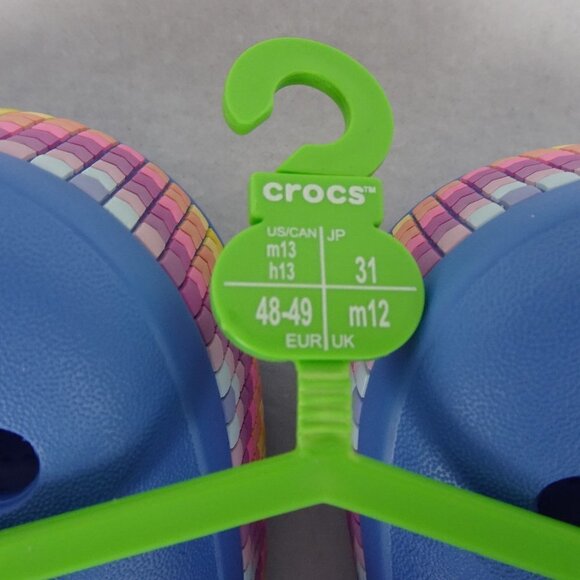 Crocs Bayaband Chevron Clog Men Size 13 US 208100-4SO Blue main image 6